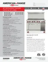 American Range AR-24G-4B-NVL-SBR - Item 231493